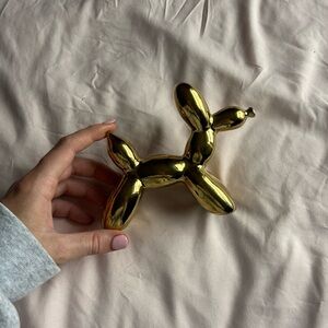 Gold Balloon Dog Figurine – Modern Home Decor